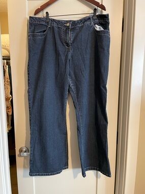 MXM Dark Blue Wide-Leg Jeans